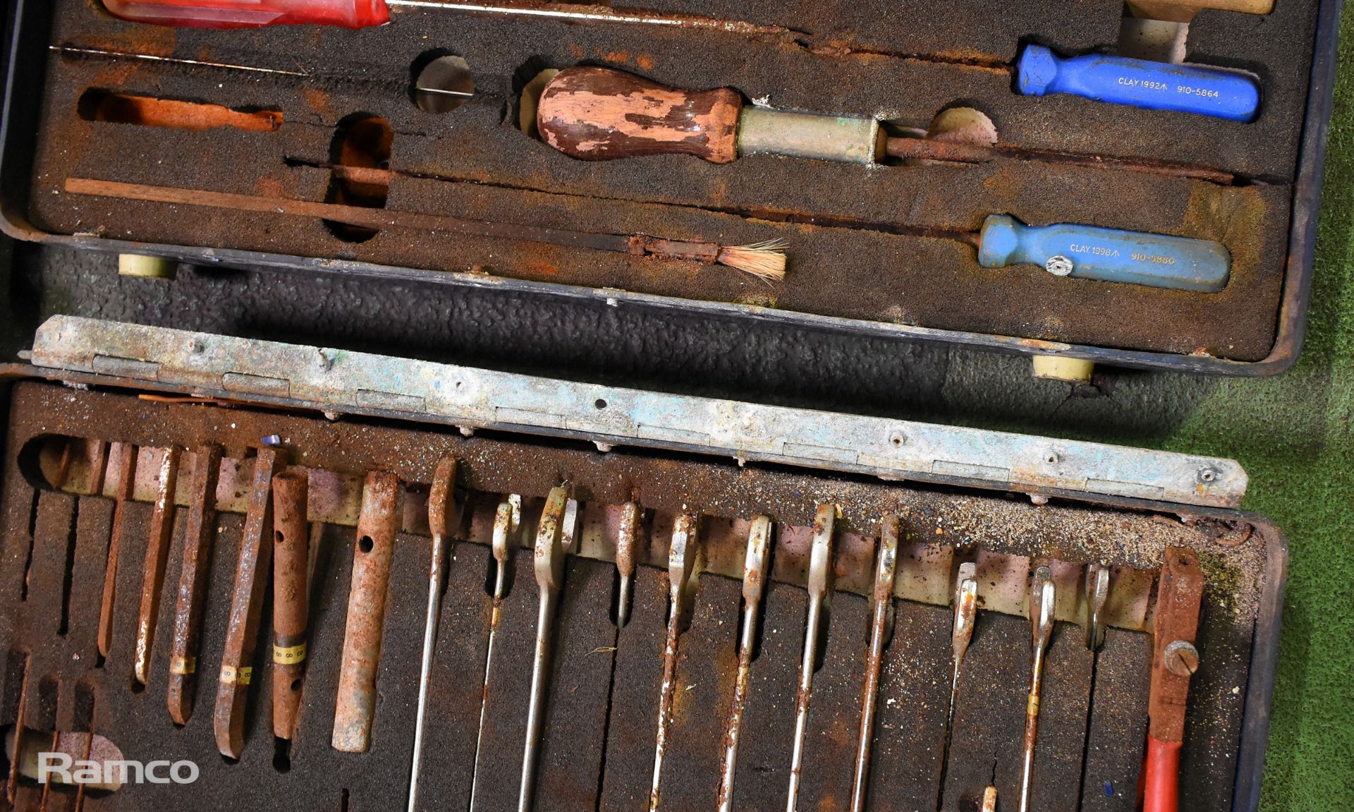 2x Multi piece tool kits in composite case - spanners, screwdrivers, allen keys, hammer and pliers - Image 6 of 7