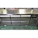 Hoshizaki refrigerated preparation counter - W 1320 x D 700 x H 860 mm