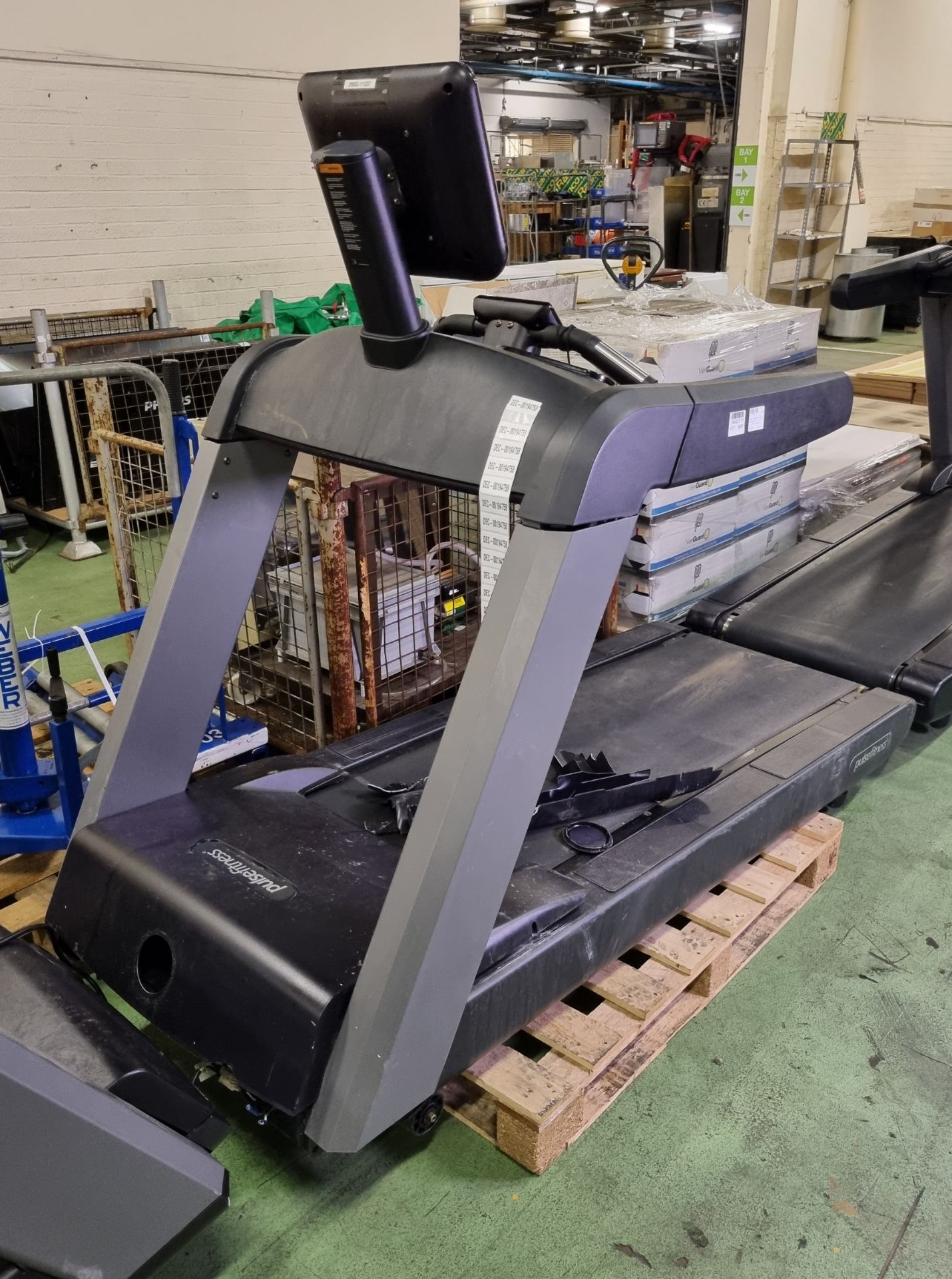 Pulse Fitness 260G treadmill - damage to front - W 2120 x D 850 x H 1580 mm - Image 6 of 7