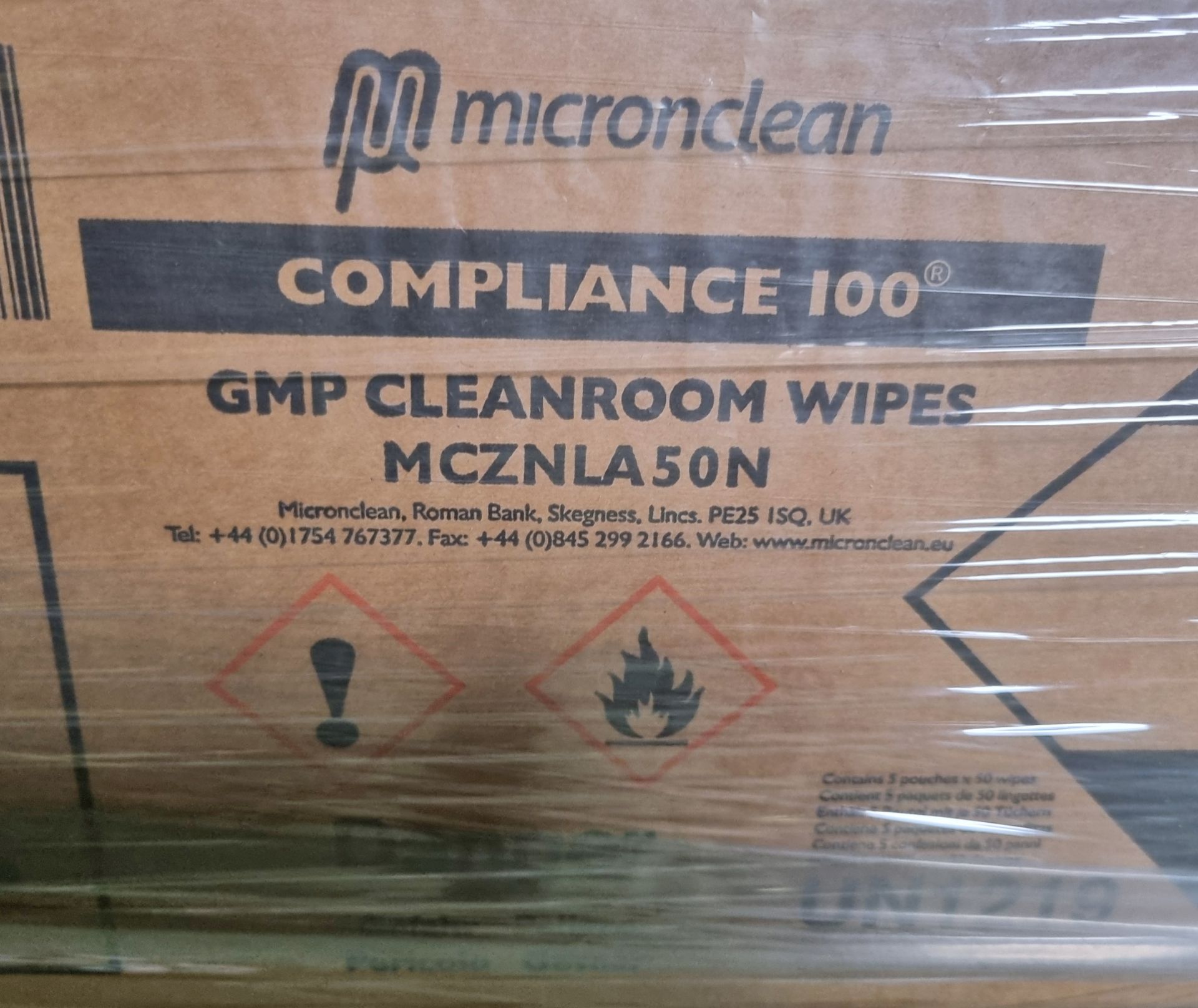 33x boxes of AstraZeneca P030104 GMP class 100 clean room wipes - 50 x 5 wipes - per box - Image 3 of 4