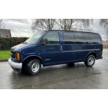 2002 Chevrolet express - blue - 5.0 v8 4l60e transmission - petrol - 97,009 miles - long MOT