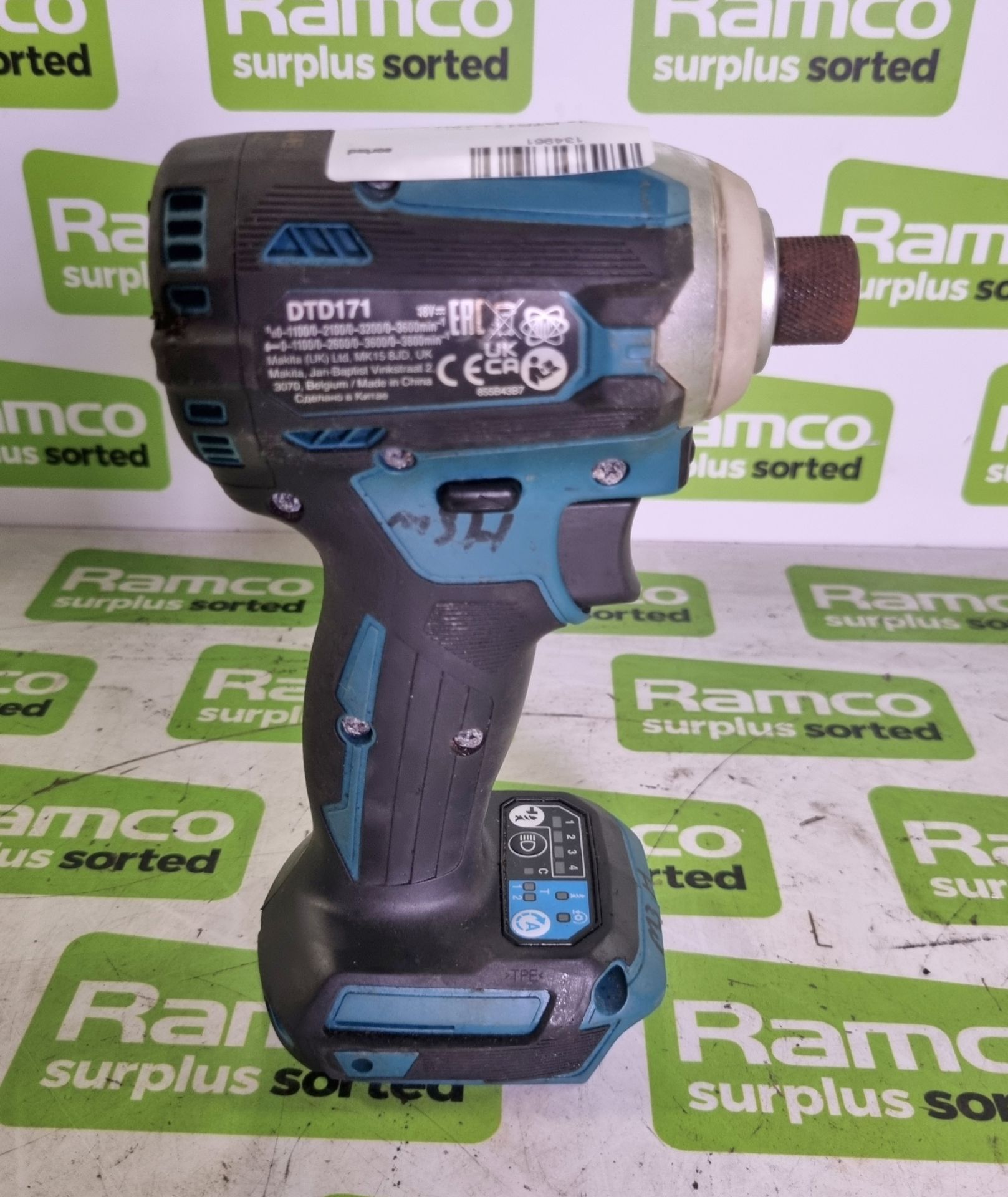 Makita DTD171 18V cordless impact driver - NO BATTERY - Bild 3 aus 5