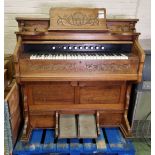 Estey Organ Co. Decorative carved upright organ - W 1160 x D 540 x H 1280 mm