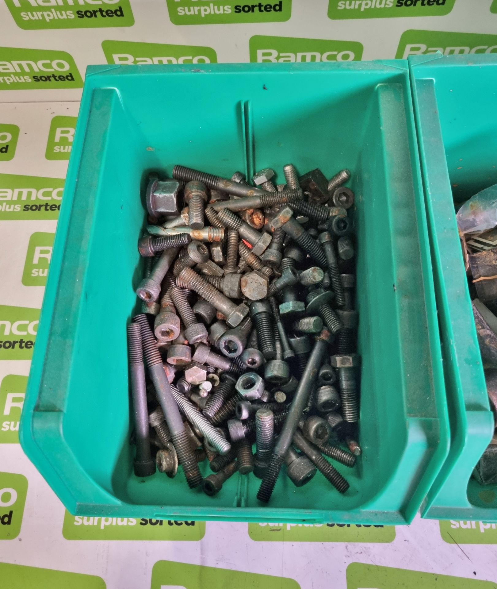 Workshop tools - nuts, bolts, studs, T-clamp bolts and spanners - Image 5 of 5