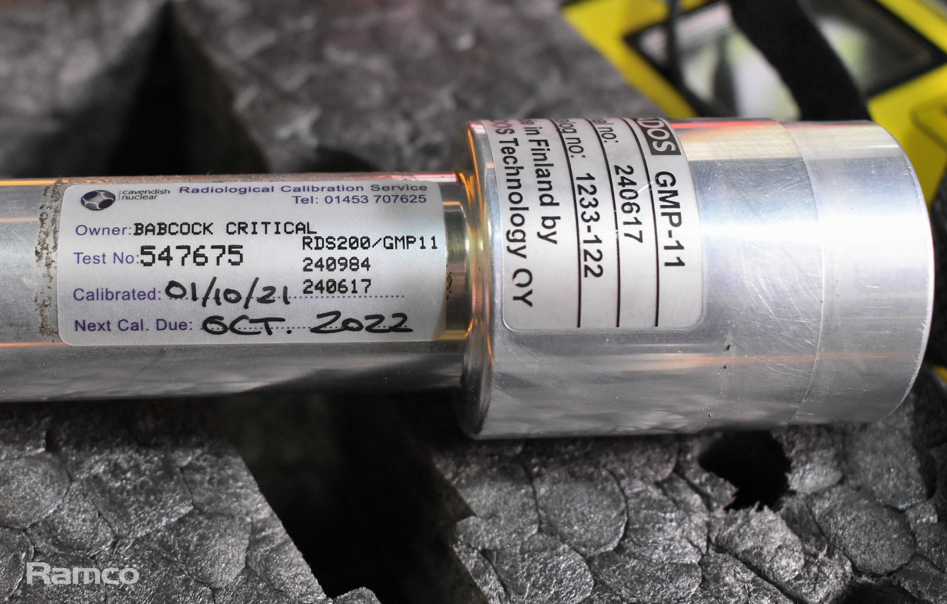 Rados RDS-200 universal survey meter, Rados GMP-11 sensor, 2x Siemens MK2.3 dosimeters - Image 6 of 9