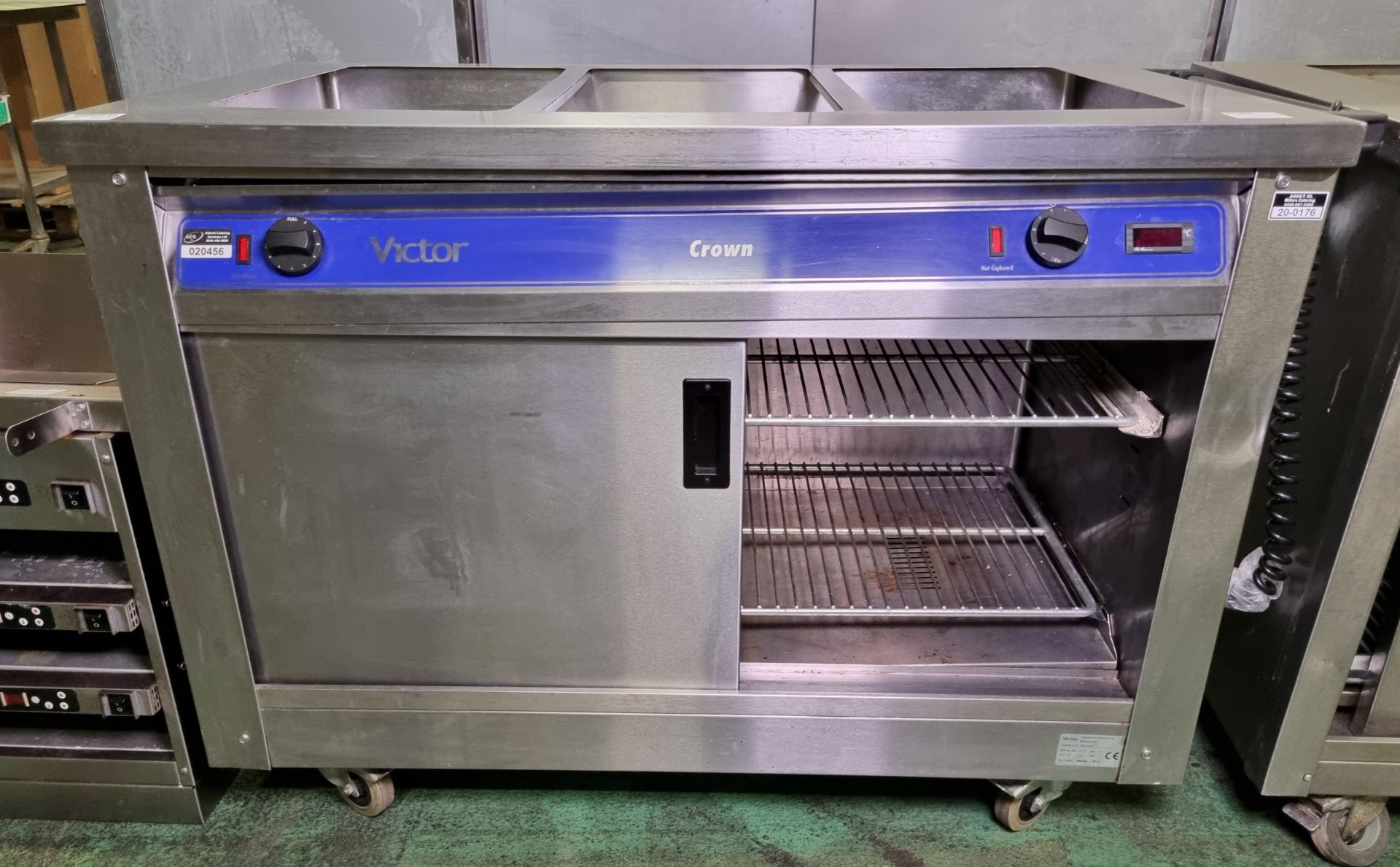 Victor Crown BM30MS mobile bain marie hot cupboard - 220/240V - missing pans - W 1300 x D 900 - Bild 3 aus 5