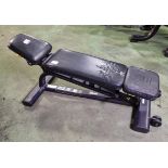 Pulse Fitness 751G adjustable incline bench - damage to seat - W 1300 x D 600 x H 470 mm