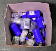 Box of Mapal / Brunswick machine tool holders and fluid feed cutters