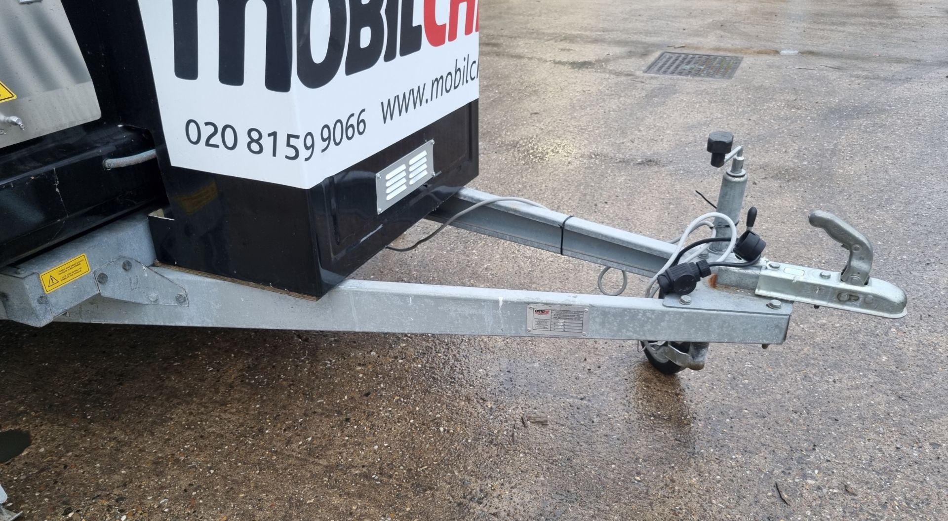 Omake single axle mobile catering trailer - 2018 - 750kg weight - W 3500 x D 2000 x H 3300 mm - Image 12 of 38