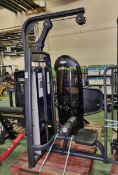Pulse Fitness lat pulldown gym station - W 1460 x D 900 x H 2300 mm