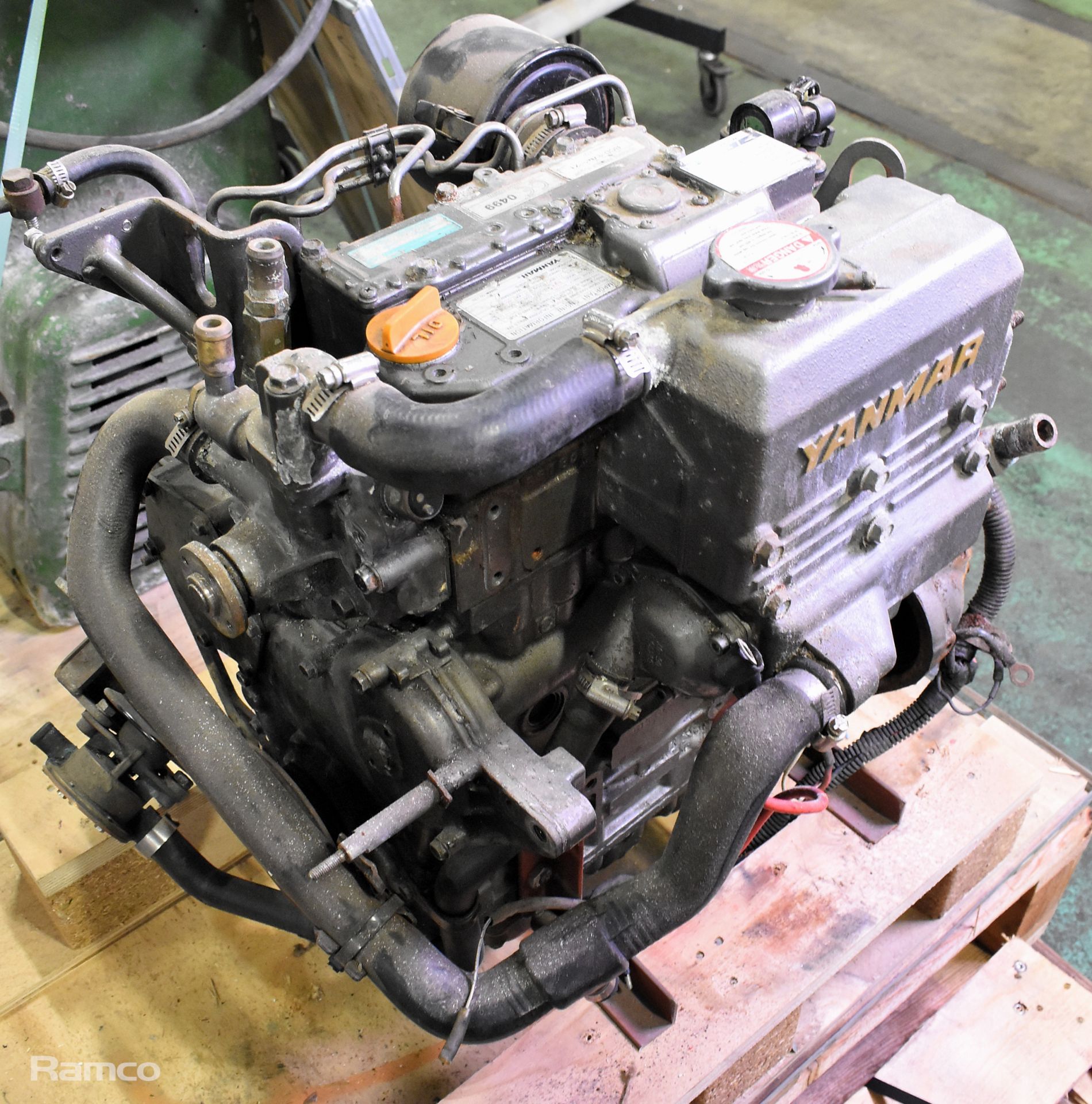 Yanmar RCD-3YM30X1 diesel engine - Engine No: E13881 - INCOMPLETE - Image 6 of 7