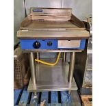 Blue Seal griddle with stand - W 600 x D 820 x H 1100 mm