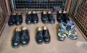 Solovair Black leather shoes 'Postman Style' - full details in desc.