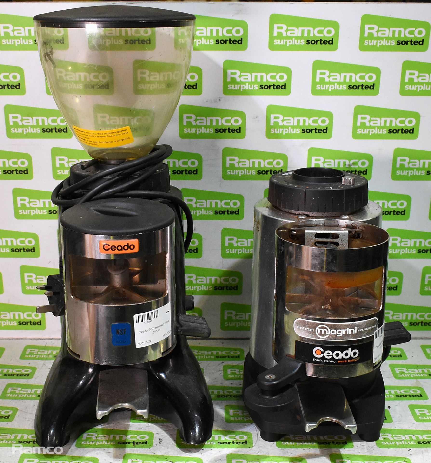 Ceado E6X espresso coffee grinder & Ceado E6X espresso coffee grinder - body only