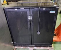 Polar GL016-04 double door undercounter bottle cooler - W 900 x D 530 xH 900 mm