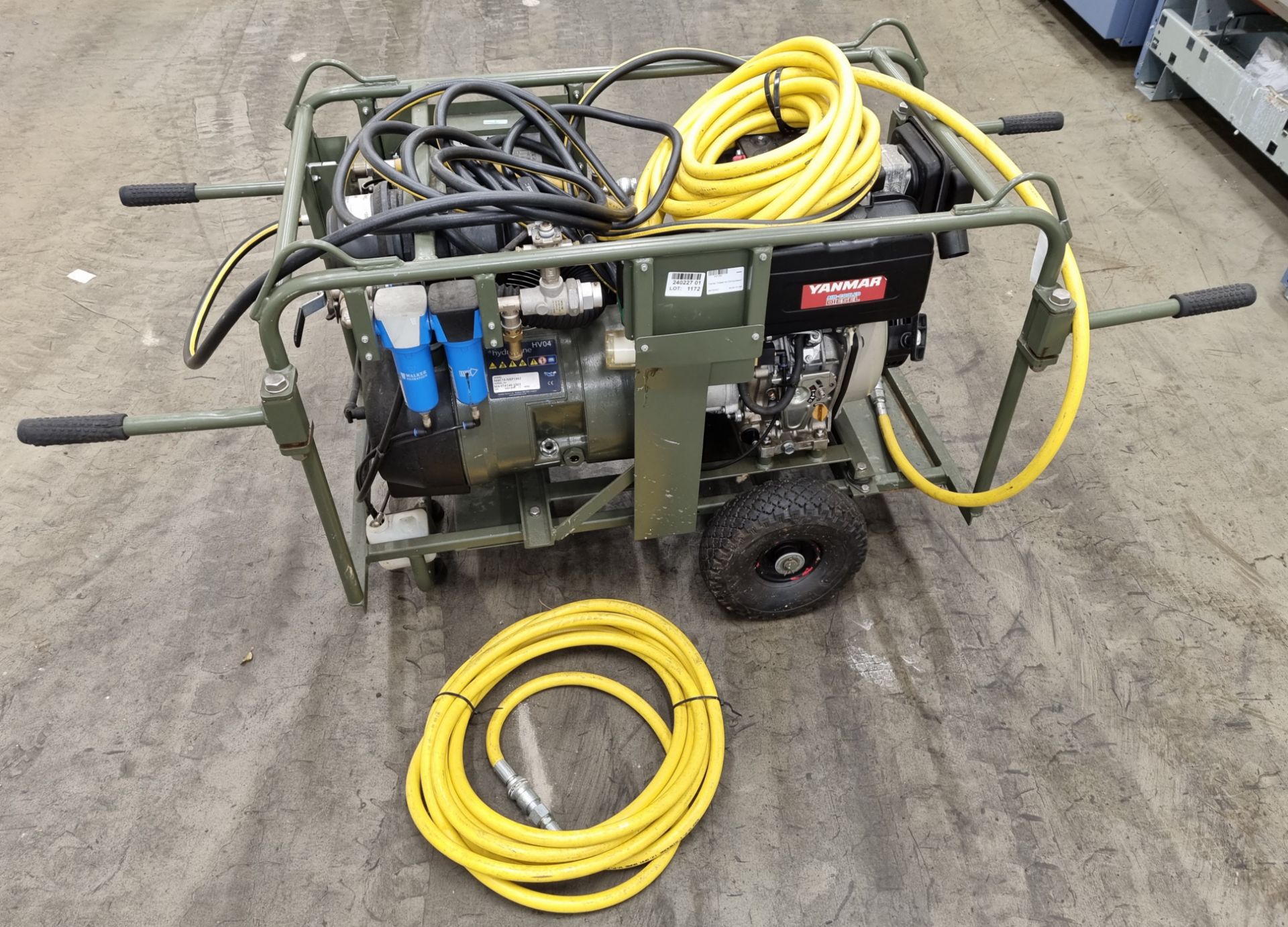 Factair Diesel Mobile Air Compressor - see description for details