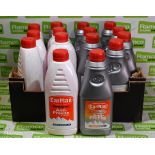 15x bottles of Carplan Red Advance antifreeze & coolant - 1 litre