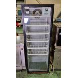 Norcool S-75 single door upright bottle fridge - W 600 x D 620 x H 1740 mm