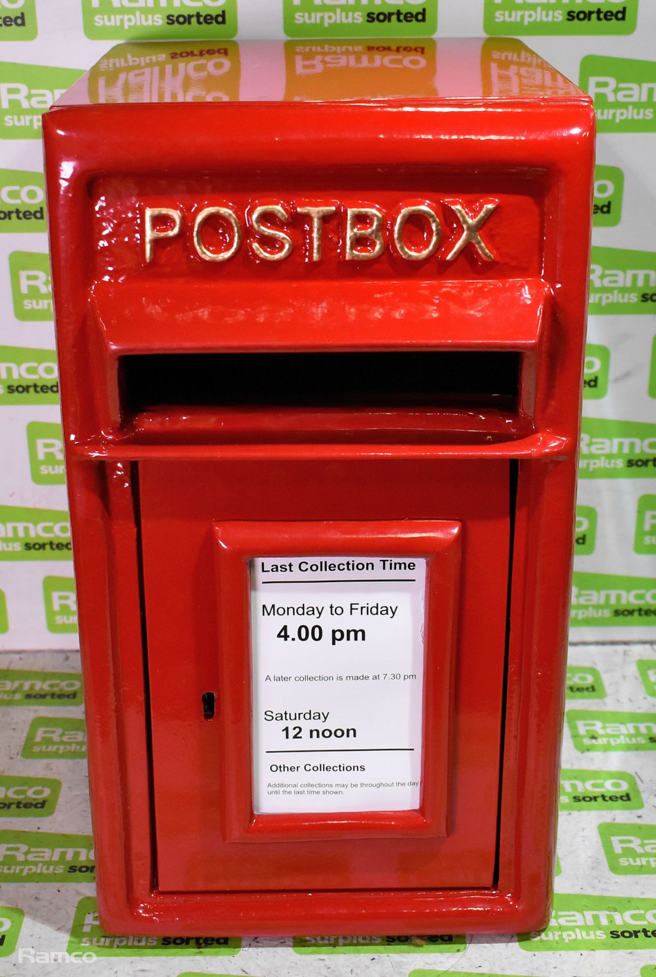 Red Novelty Post Box