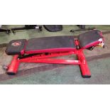 Incline exercise weight bench - W 1170 x D 530 x H 440 mm - DAMAGED