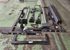 Technogym olympic half rack - disassembled - missing bolts - L 2530 mm