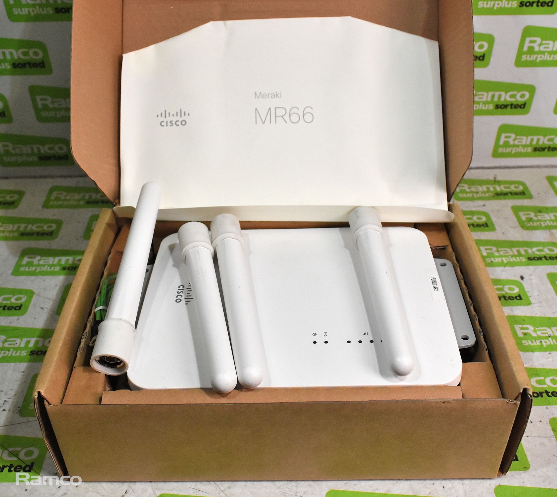 5x CISCO Meraki MR66 outdoor wireless router units - Bild 10 aus 11