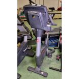 Life Fitness 96C upright exercise bike - missing pedal - W 1100 x D 540 x H 1530 mm