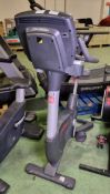 Life Fitness 96C upright exercise bike - missing pedal - W 1100 x D 540 x H 1530 mm