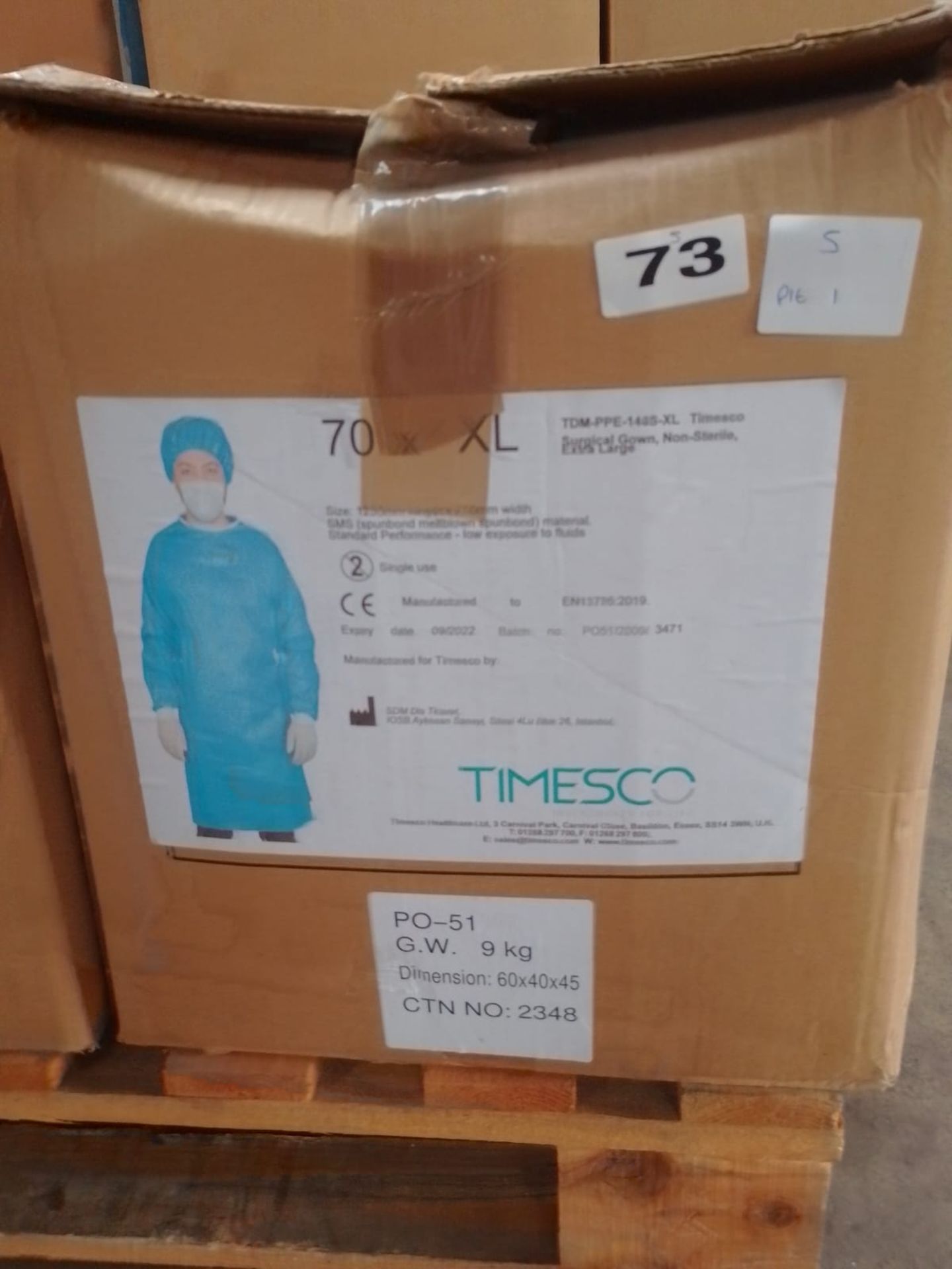 Various Surgical gowns - 24 pallets in total - full details in description - Image 2 of 6