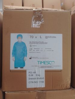 PPE Auction - Gowns, Coveralls, Masks, Waste Bags, Medi-Visors and more - 20+ pallets per lot