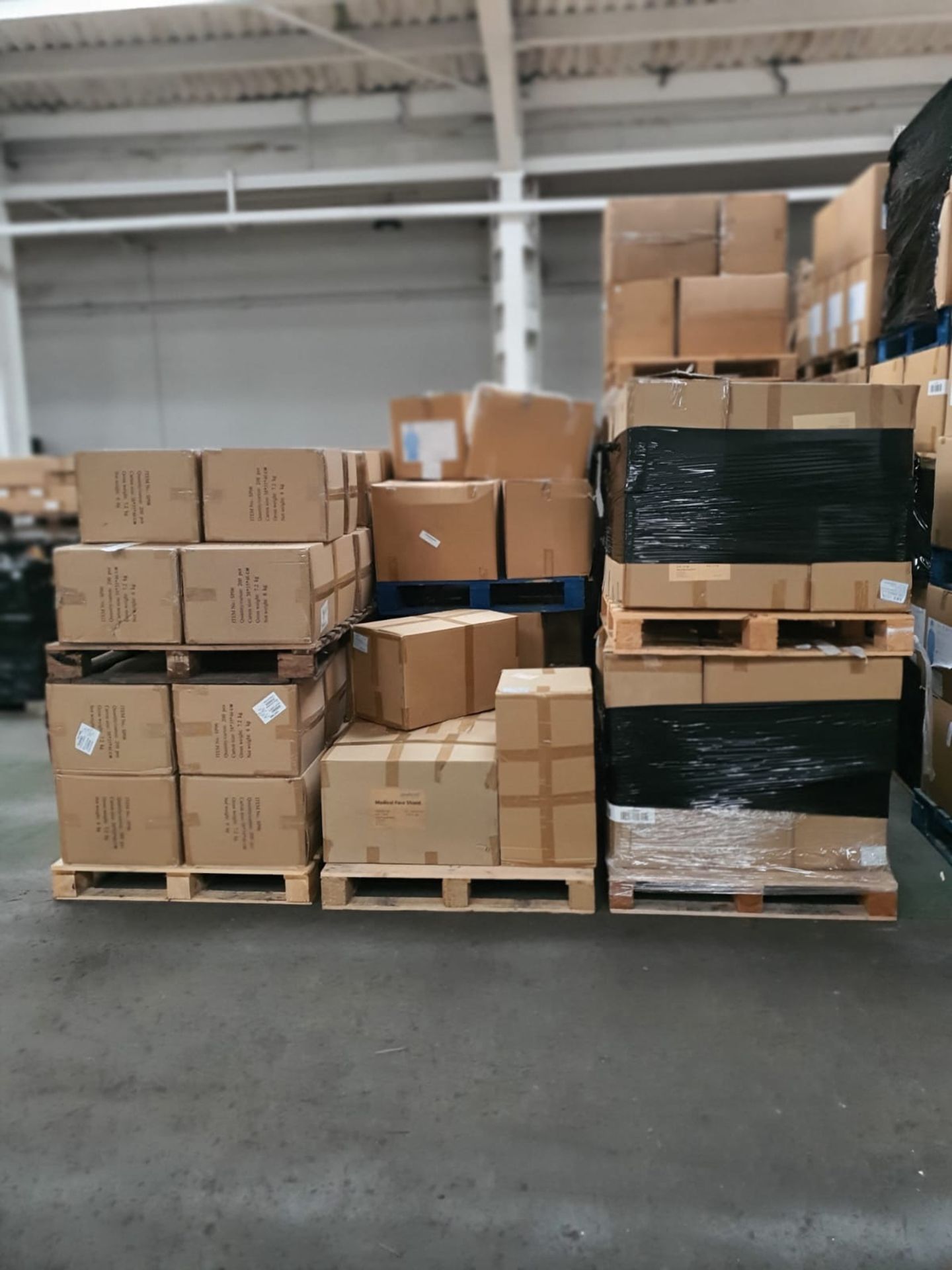 24 pallets worth of Various PPE equipment - see description for details