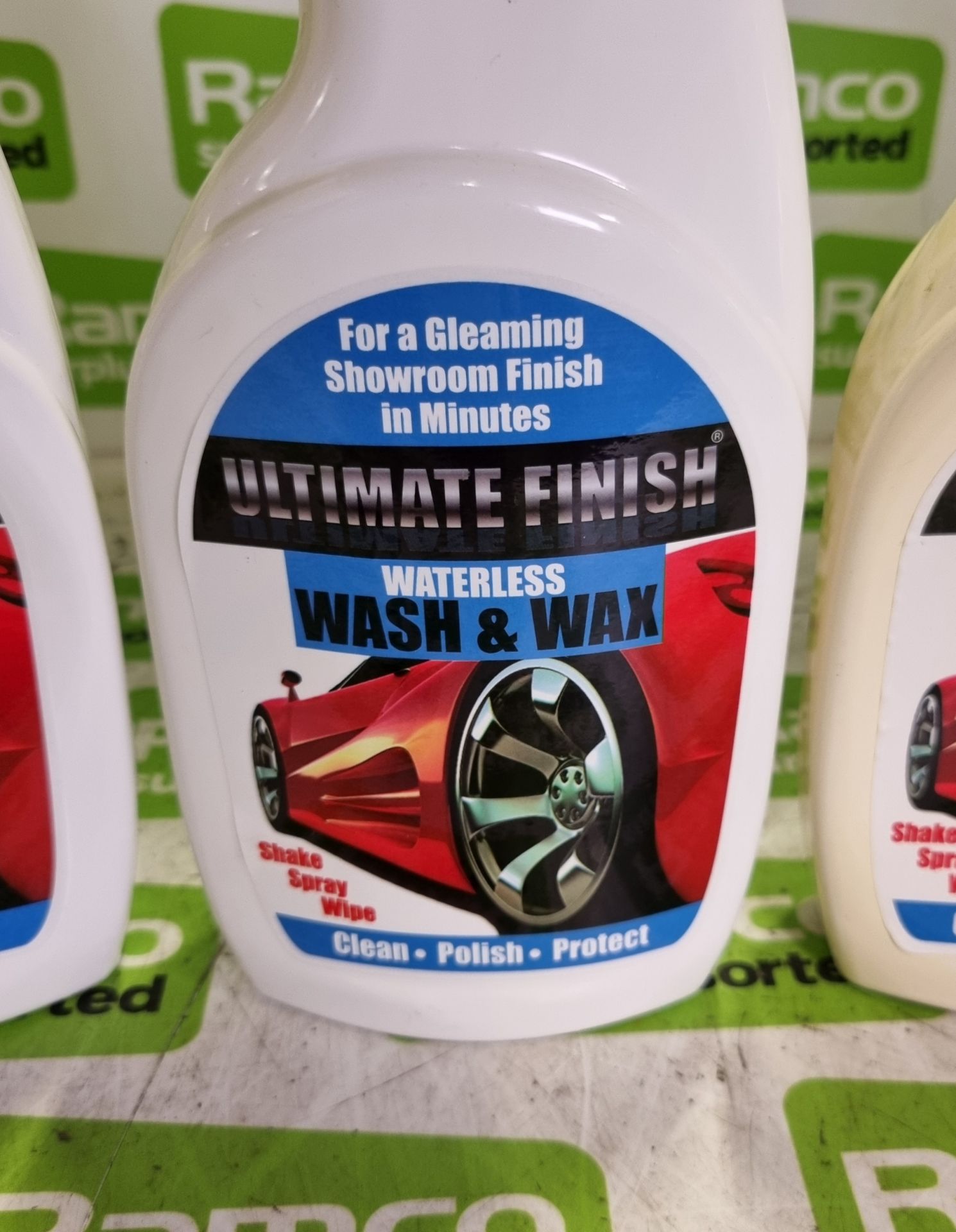 49x Ultimate Finish waterless wash & wax 4 packs (4x 750ml spray bottles & 4x microfibre cloths) - Image 5 of 6