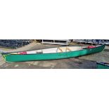 HOU Canoes HOU16 Open canoe - W 4900 x D 920 x H 370mm