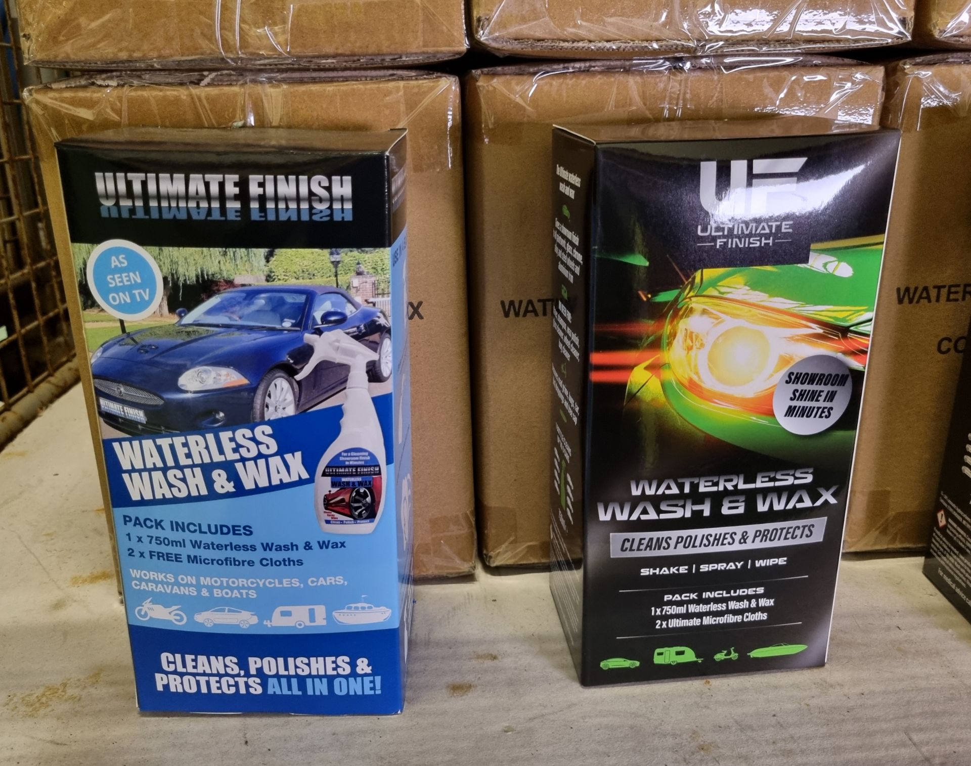 100x Ultimate Finish waterless wash & wax kits (750ml bottle and 2x microfibre cloths per pack) - Image 3 of 7