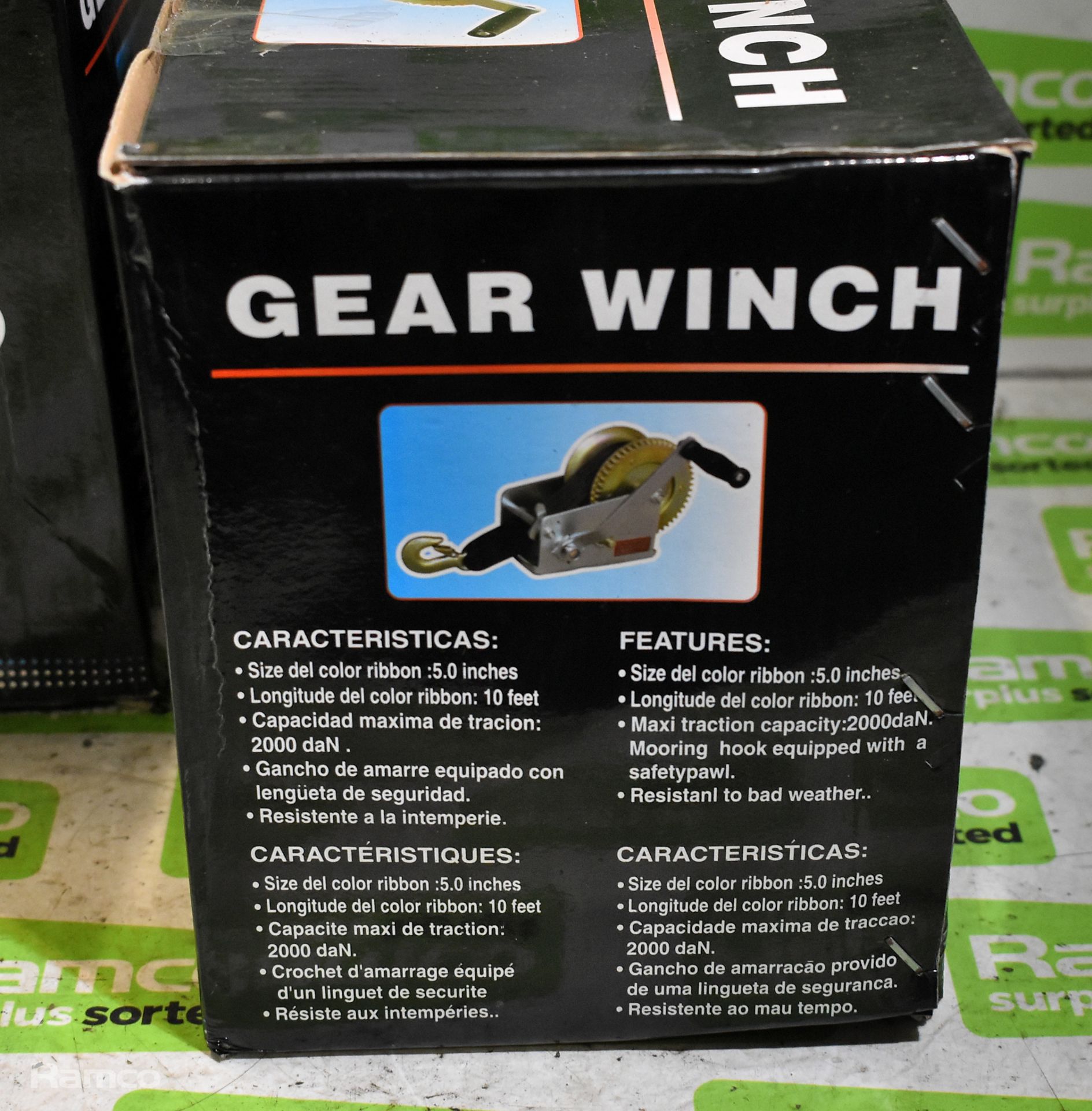 2x Gear winches - unbranded - Bild 5 aus 5