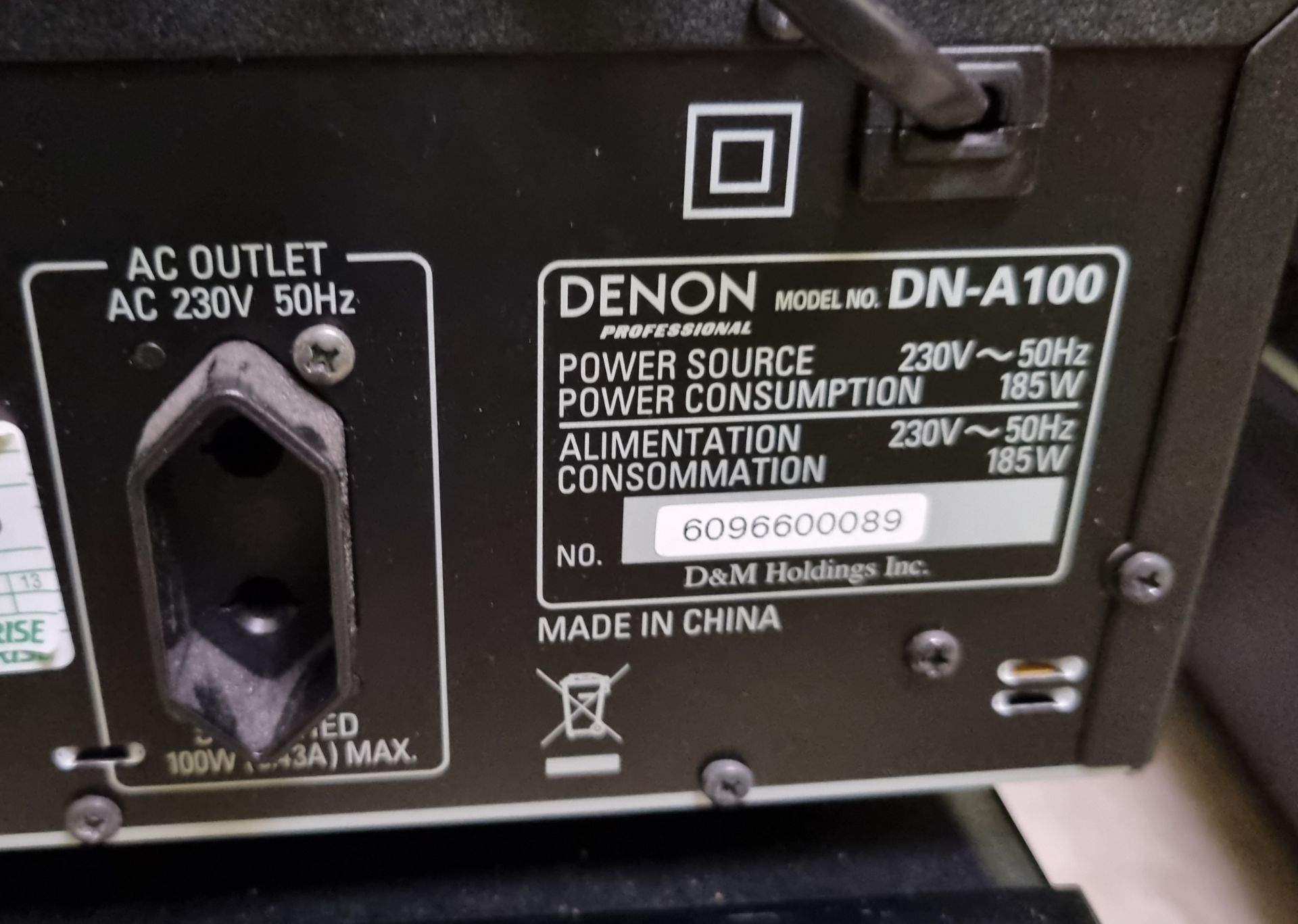 4x Denon DN-A100 integrated amplifiers - Image 6 of 6