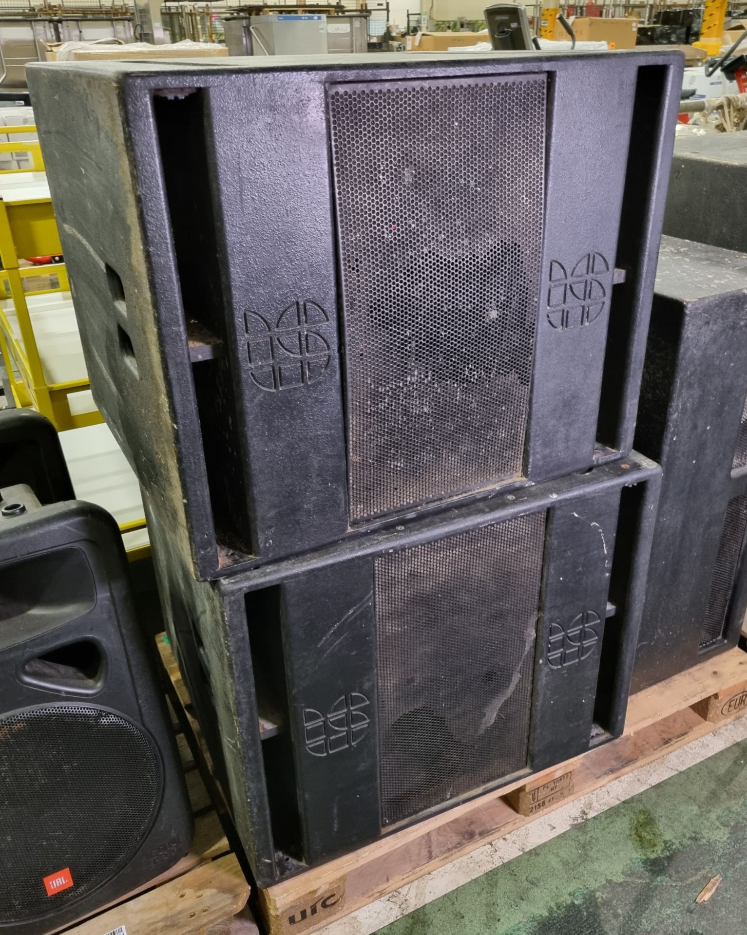 2x Logic Systems Ethos SB 2x1000W bass bins - W 780 x D 750 x H 630mm - Image 2 of 4