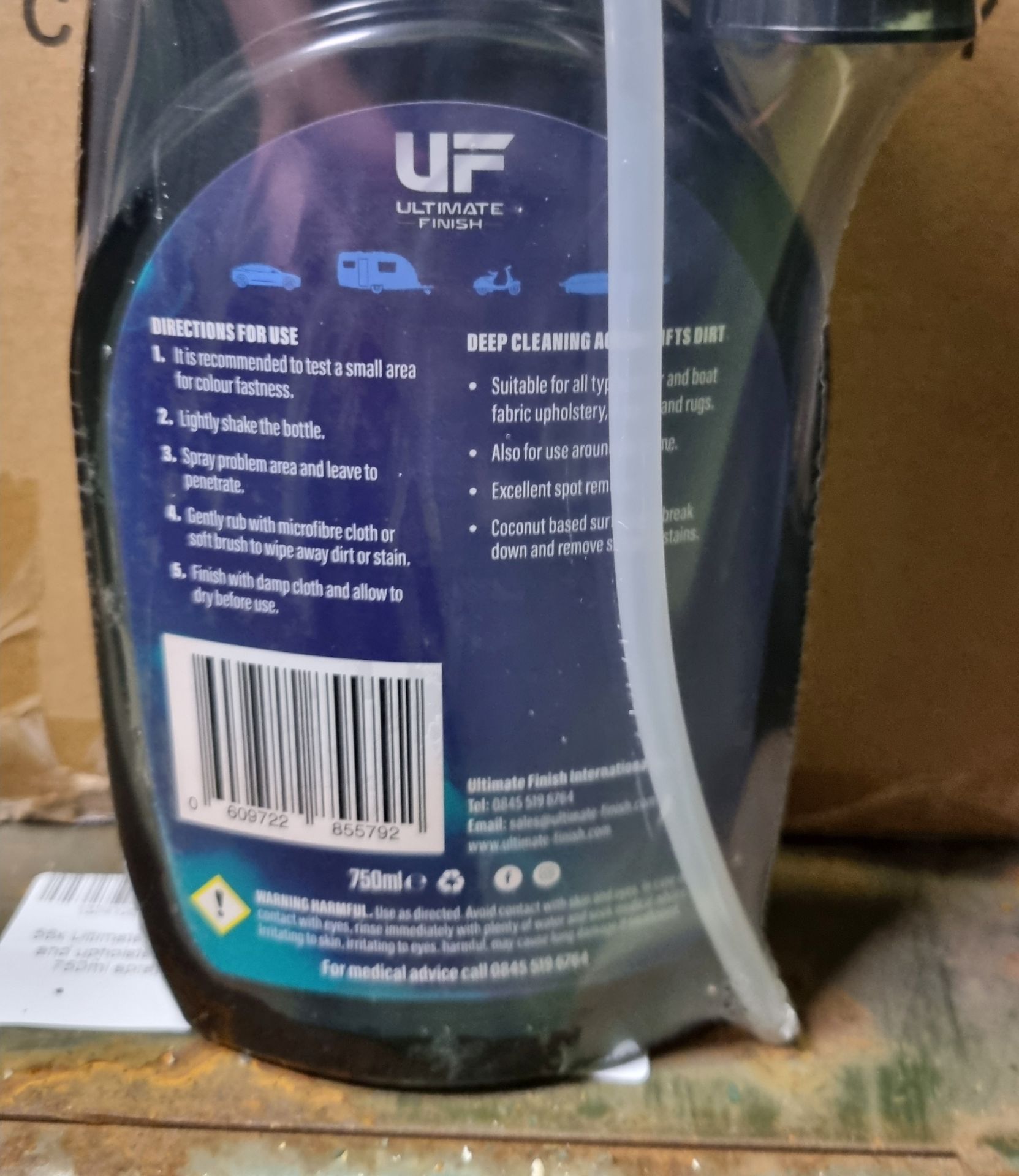 56x bottles of Ultimate Finish carpet and upholstery cleaner - 750ml - Image 6 of 6