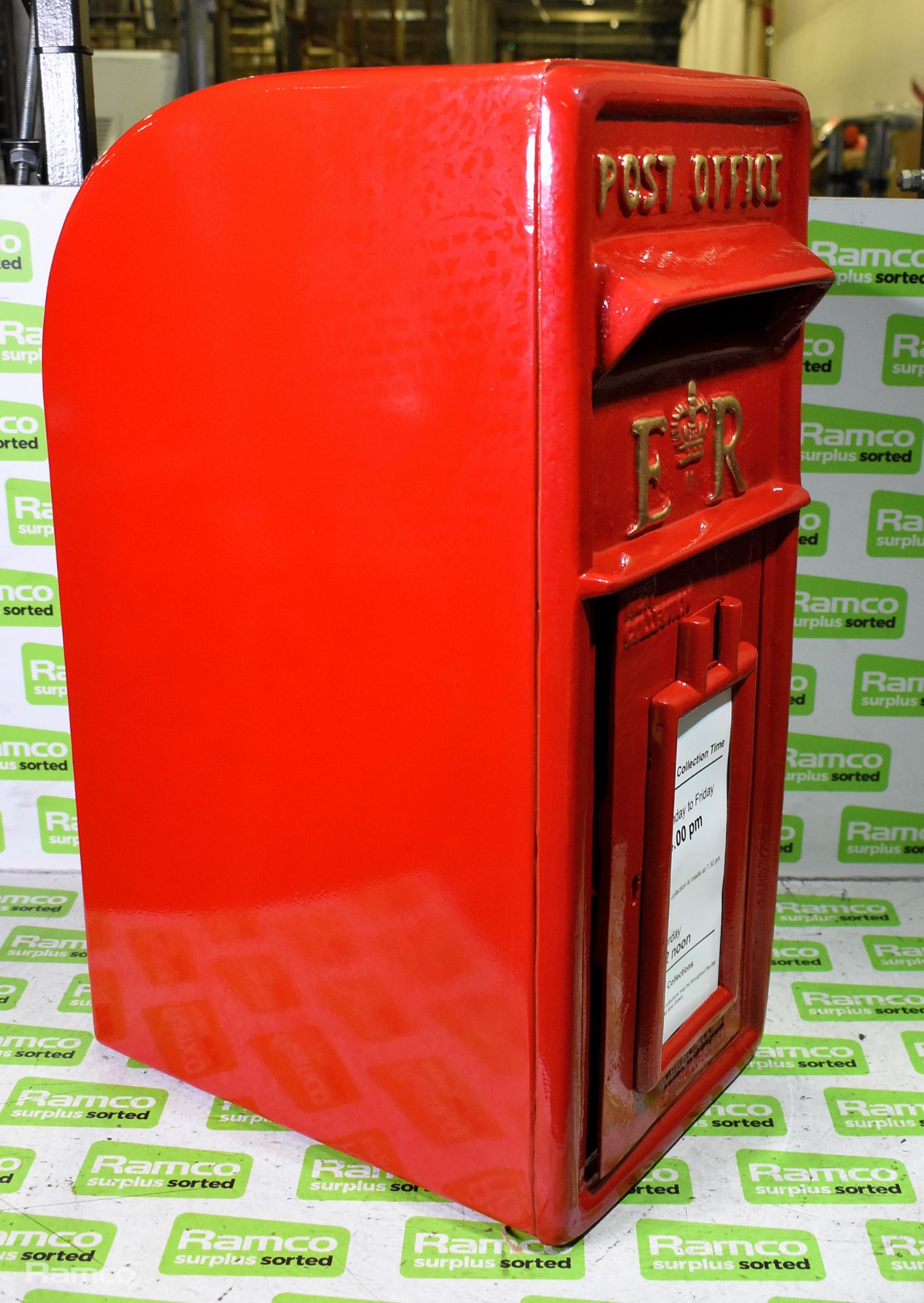 Large red replica postbox - Image 4 of 7