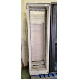 Mobile server cabinet - W 600 x D 600 x H 2010mm - MISSING FRONT AND REAR PANELS