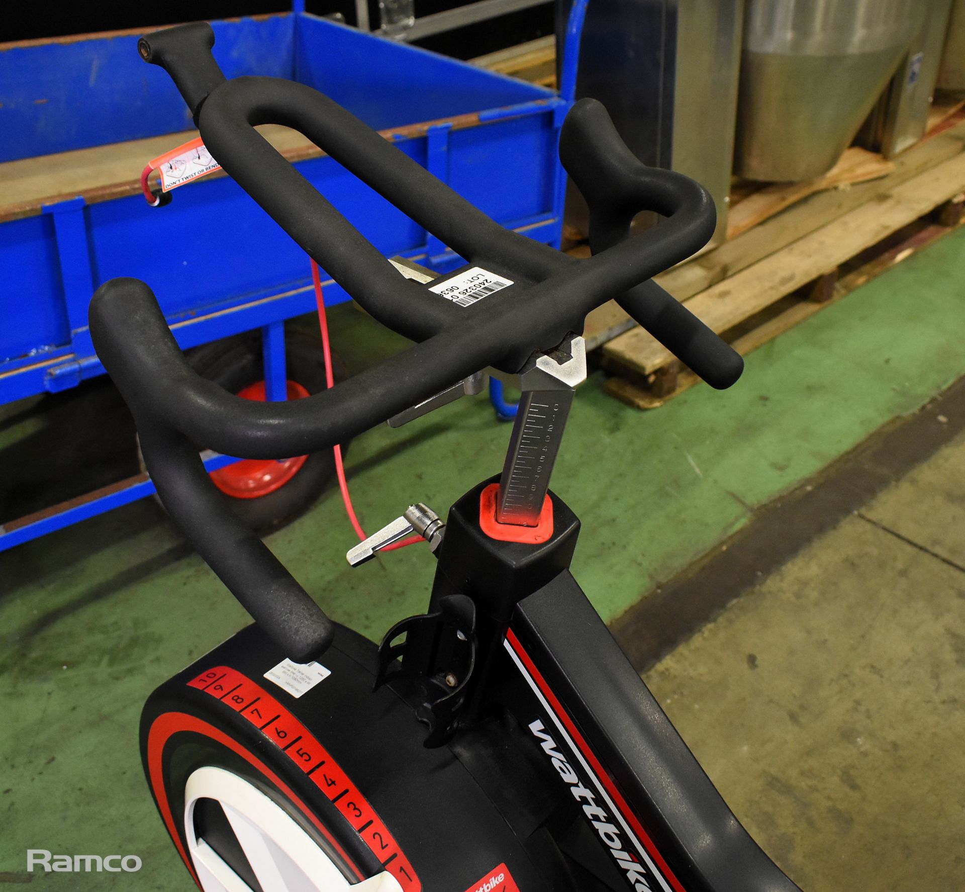Wattbike Trainer indoor exercise bike - L 1250 x W 660 x H 1080mm - Image 4 of 8