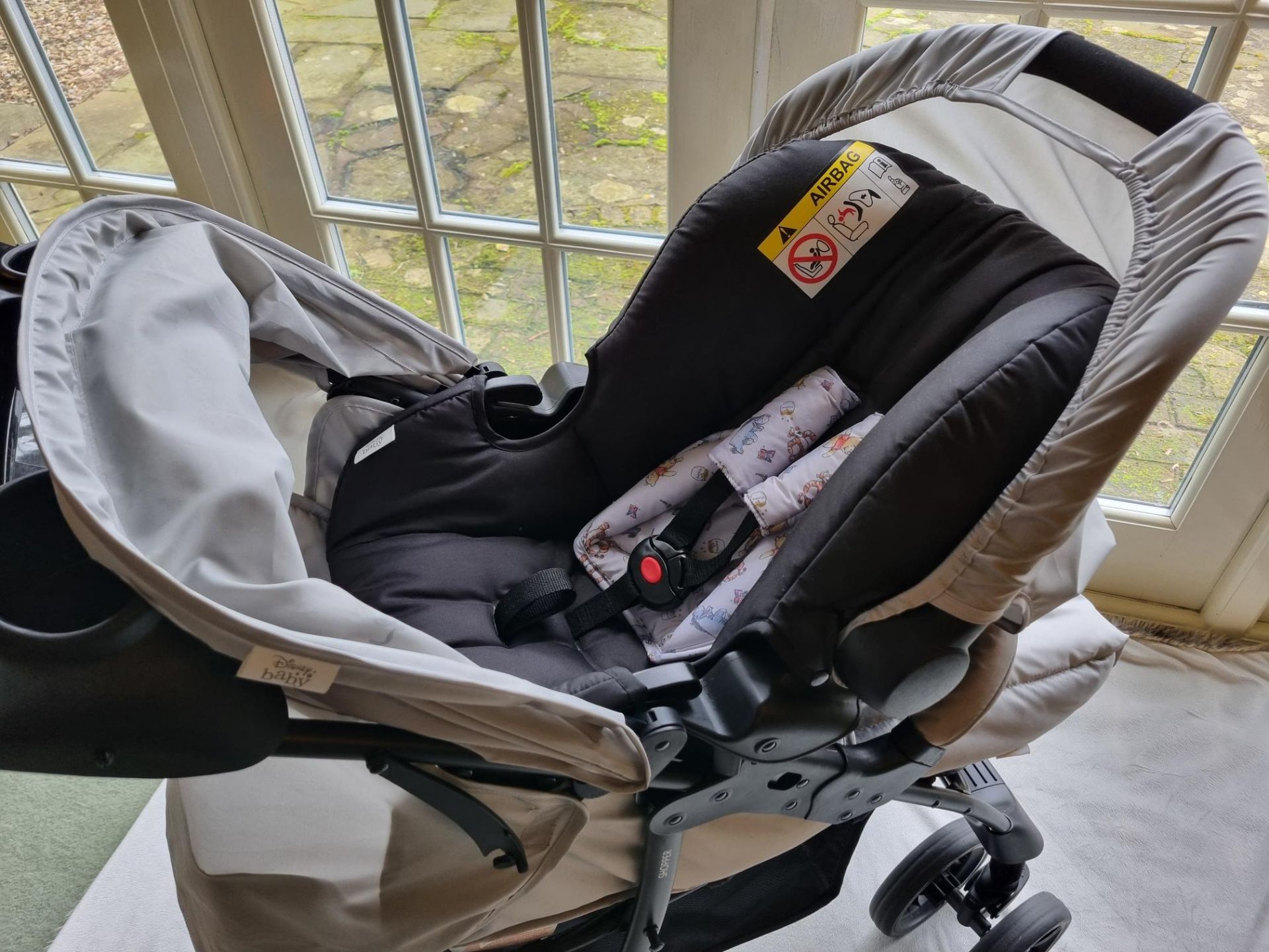Hauck Disney Pushchair Travel System, Highchair, Tommee Tippee bottle warmer and case, playmat, toys - Image 9 of 24