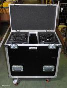 2x Robe RNS2 pointe all-in-one moving lights in flightcase - 1x AS SPARES OR REPAIRS