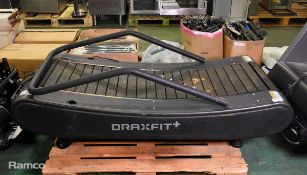 Draxfit+ SPT100BC curved treadmill - treadmill base measurements - L 1650 x W 770 x H 430mm
