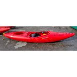 Dagger Katana polyethylene kayak - red - W 3200 x D 660 x H 420mm