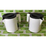 2x Redring 0.8 ltr electric kettles - 240V