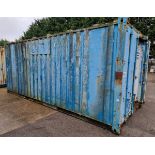 ISO shipping container - 20 x 8 x 8ft - DAMAGED