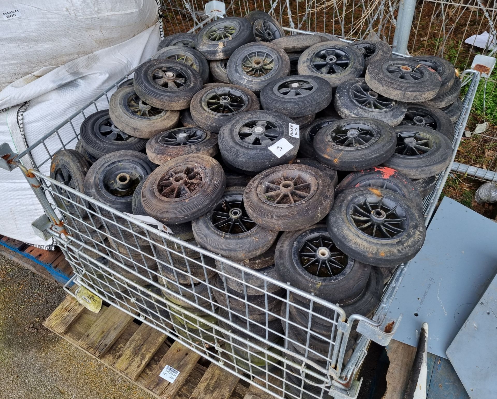 Wheelie bin spare wheels - Approx. 300 units - Image 3 of 4