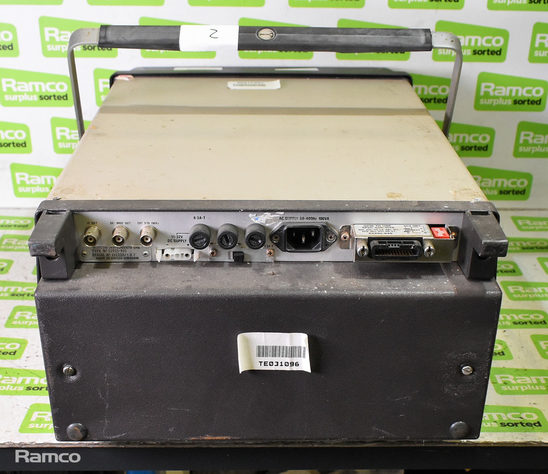 Marconi 2955A radio communication test set - Image 5 of 6