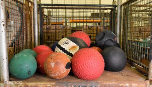 16x Medicine balls - weight range: 3 - 25kg